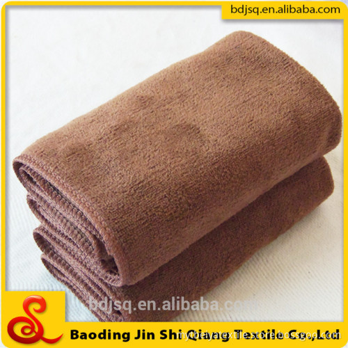 wholesale solid color plain dyed custom quick dry plush microfiber towel